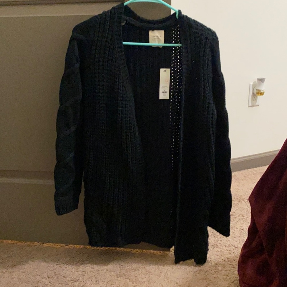 Francesca Chunky knit black sweater!